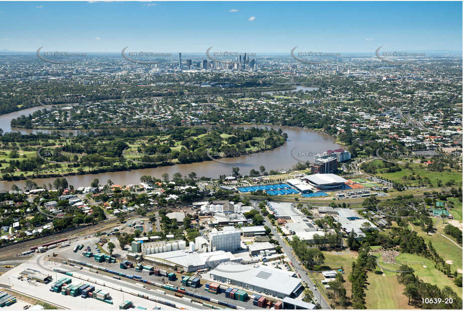 Queensland Tennis Centre Tennyson Aerial Photography