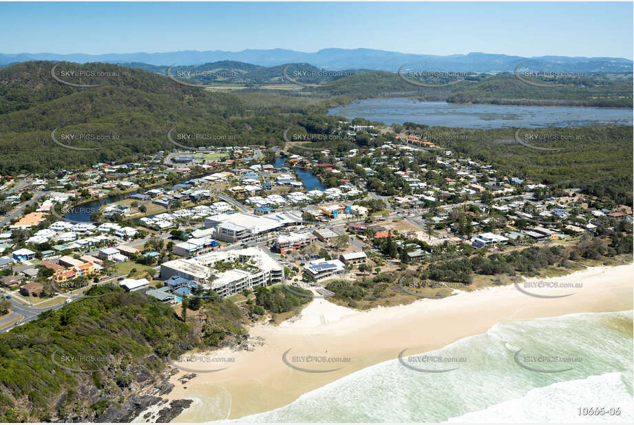 Aerial Photo Cabarita Beach & Bogangar NSW Aerial Photography