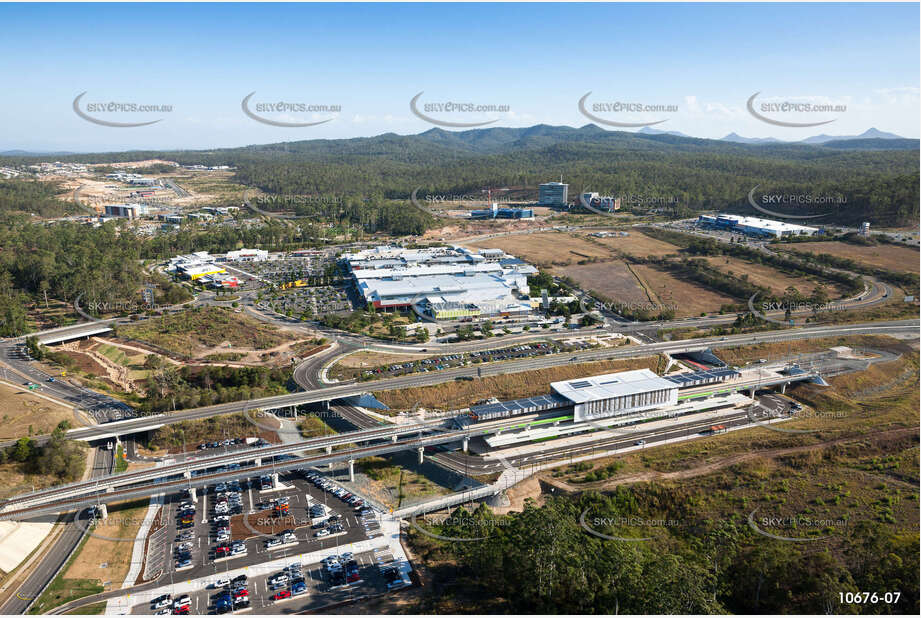 Commuter Train Springfield Central Line QLD Aerial Photography