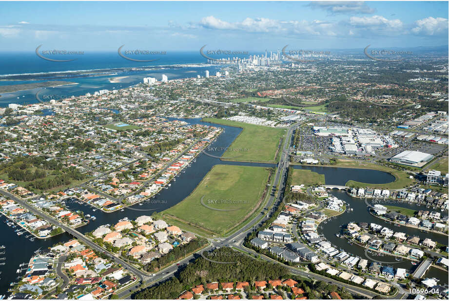 Aerial Photo Biggera Waters QLD Aerial Photography