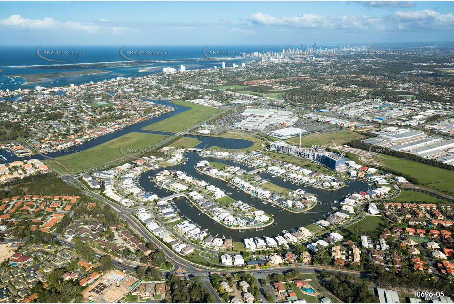 Aerial Photo Biggera Waters QLD Aerial Photography