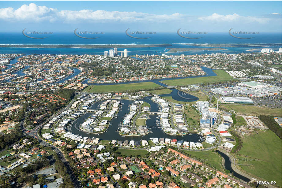 Aerial Photo Biggera Waters QLD Aerial Photography