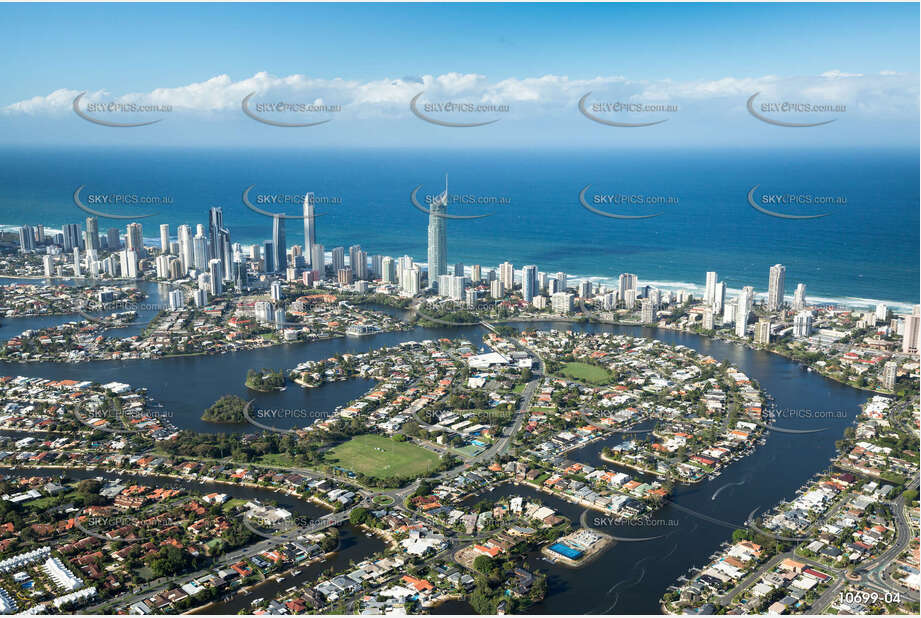 Aerial Photo Isle of Capri QLD Aerial Photography