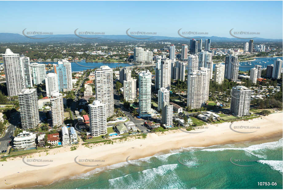 Aerial Photo Main Beach QLD Aerial Photography