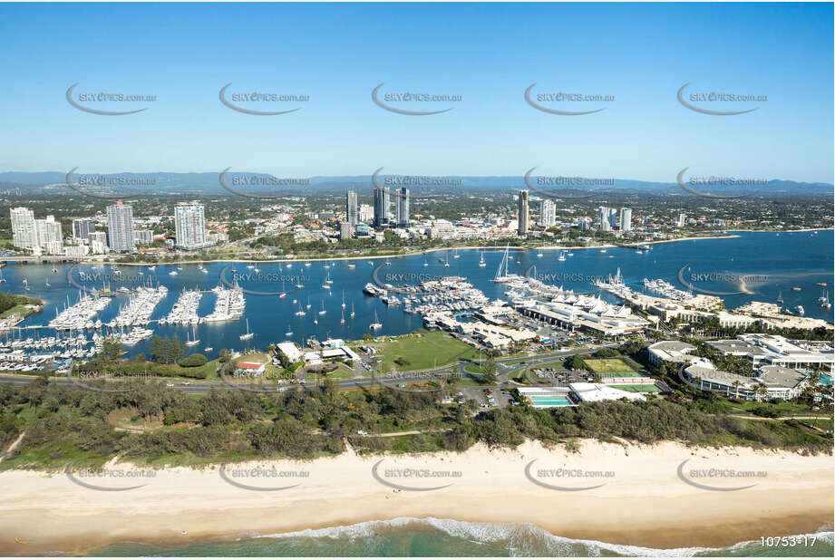 Aerial Photo Main Beach QLD Aerial Photography