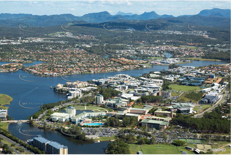 Aerial Photo Varsity Lakes QLD Aerial Photography