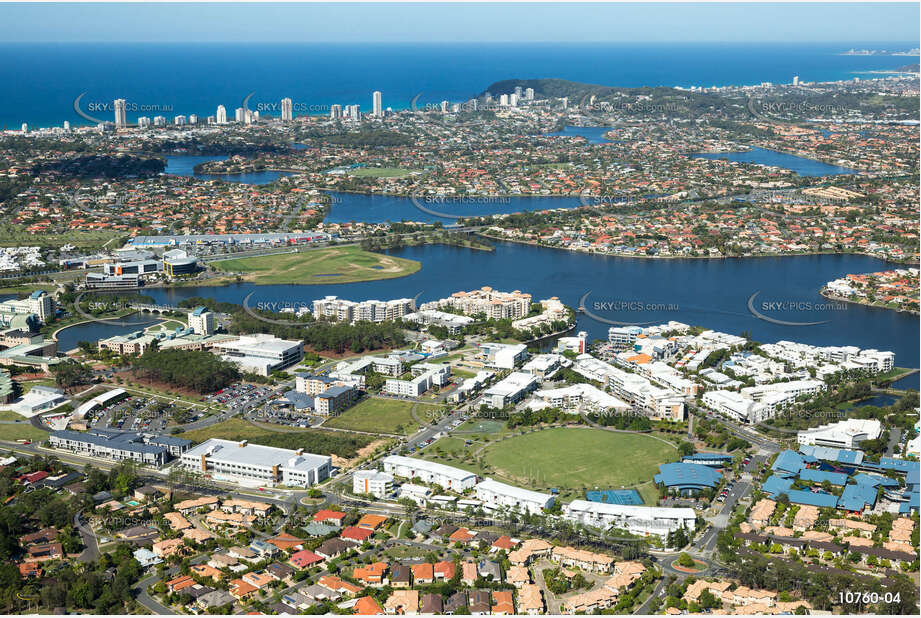 Aerial Photo Varsity Lakes QLD Aerial Photography