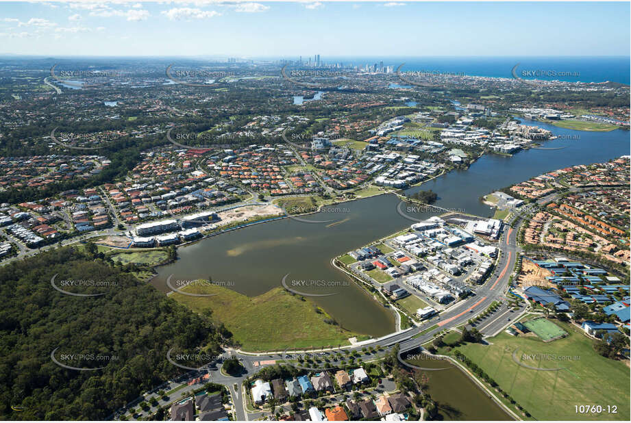 Aerial Photo Varsity Lakes QLD Aerial Photography