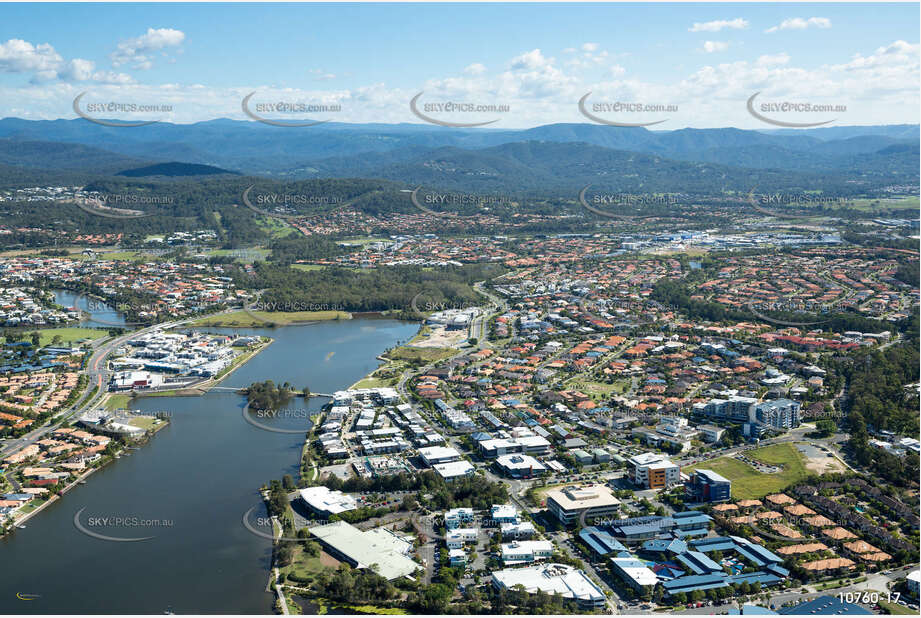 Aerial Photo Varsity Lakes QLD Aerial Photography