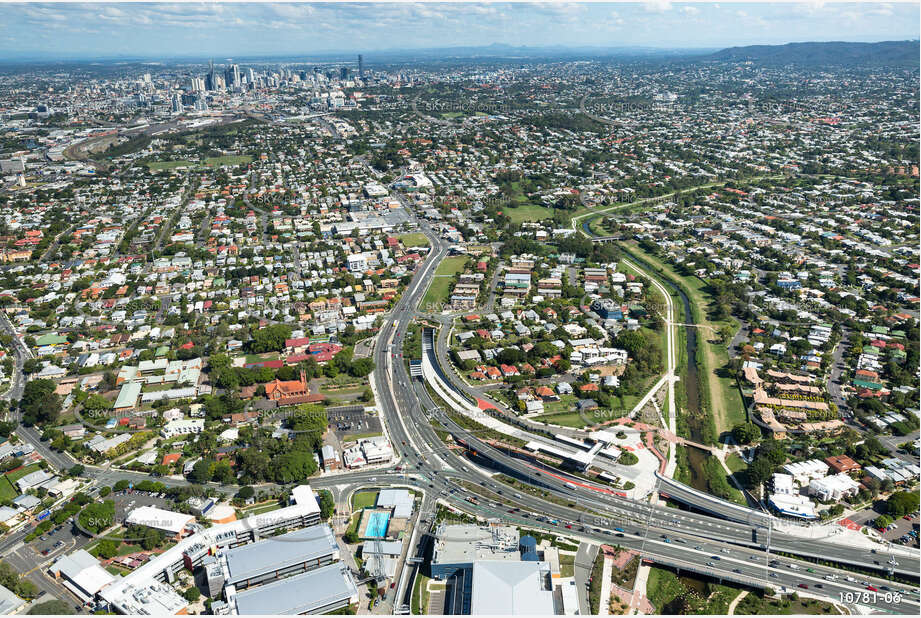 Lutwyche Road - Lutwyche QLD Aerial Photography