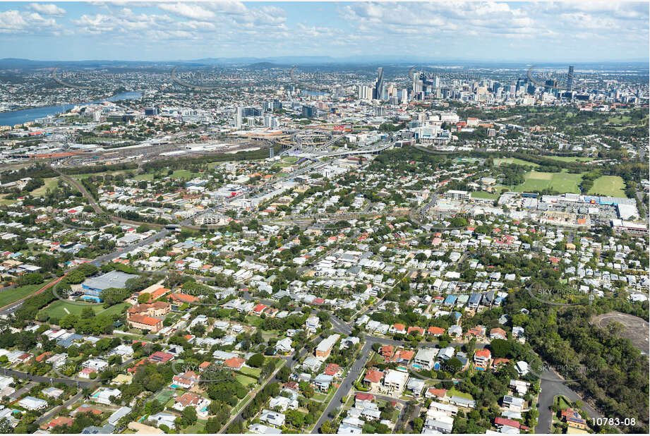 Lutwyche Road & Airport Link - Windsor QLD Aerial Photography