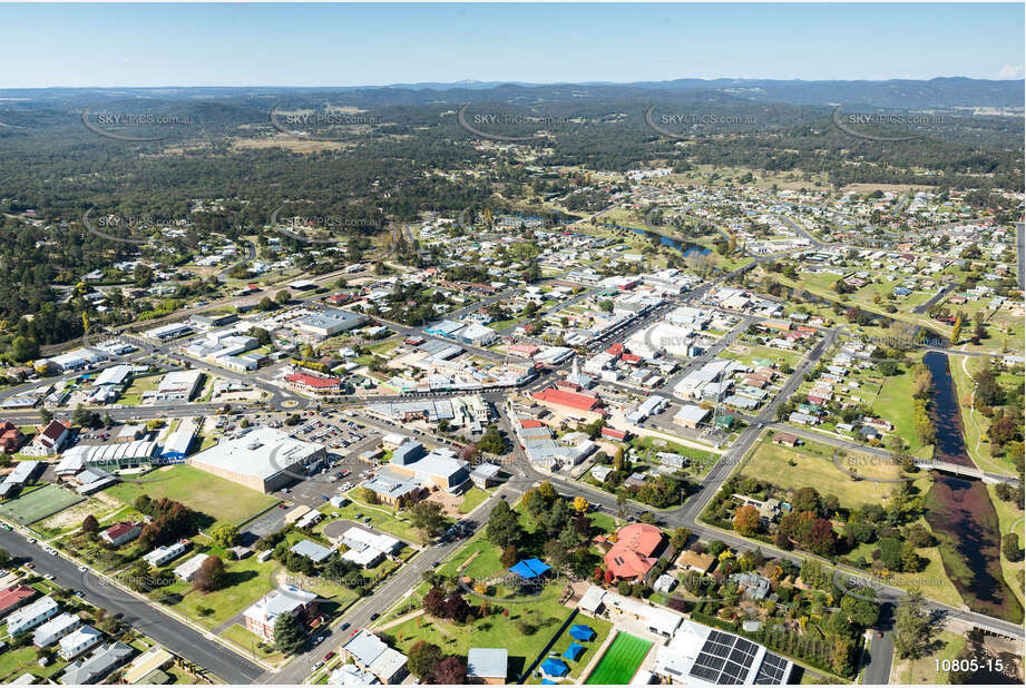 Aerial Photo of Stanthorpe on the Granite Belt QLD QLD Aerial Photography