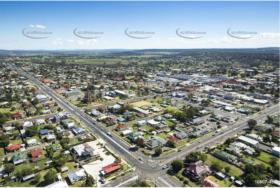 Aerial Photo Warwick QLD Aerial Photography