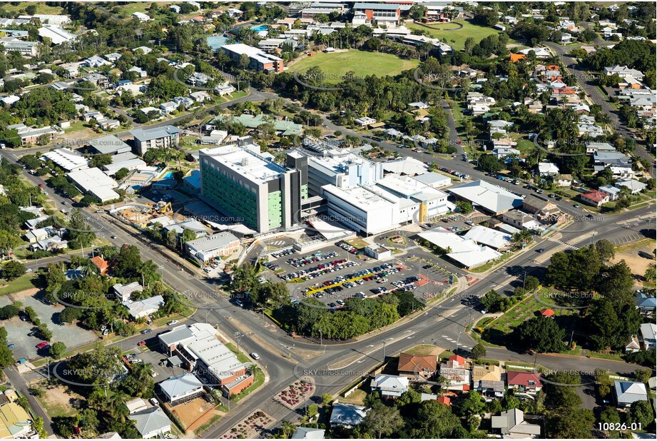 Aerial Photo of Rockhampton Base Hospital Aerial Photography