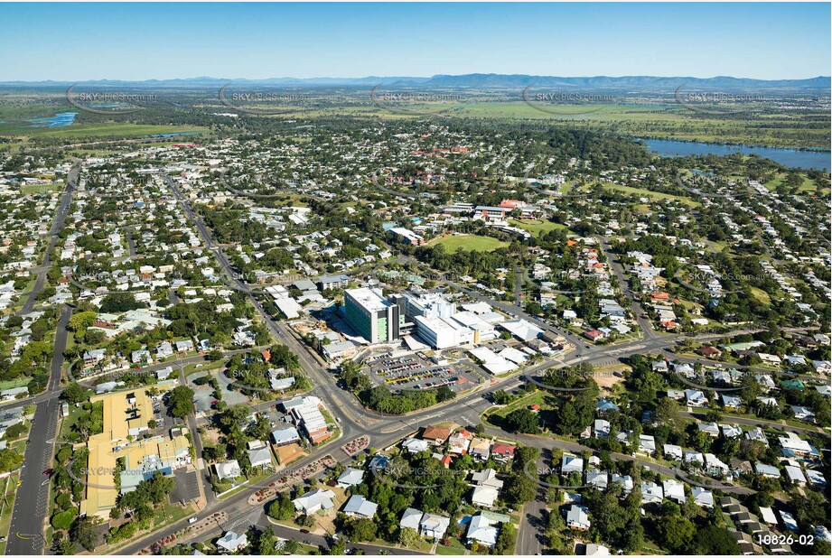 Aerial Photo of Rockhampton Base Hospital Aerial Photography