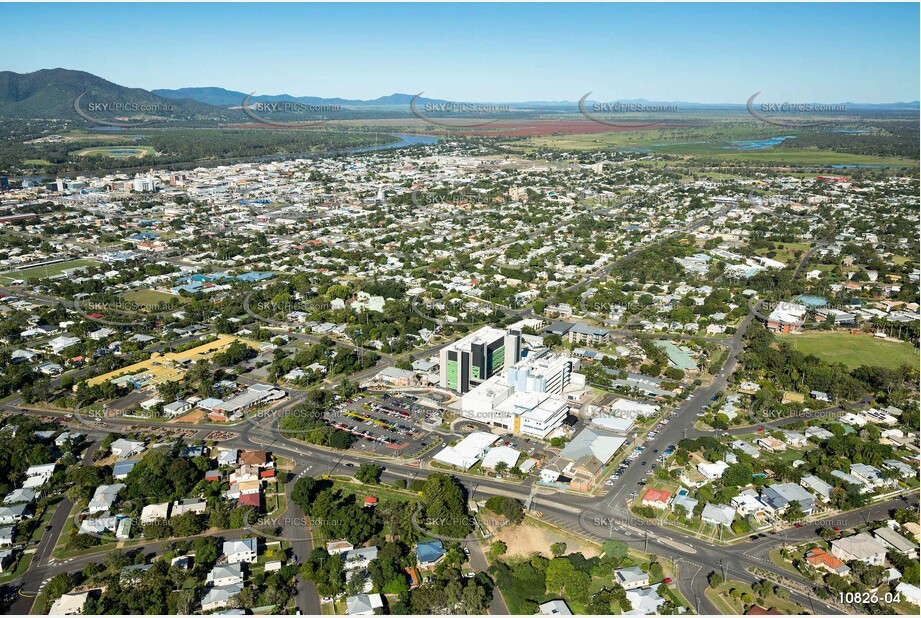 Aerial Photo of Rockhampton Base Hospital Aerial Photography