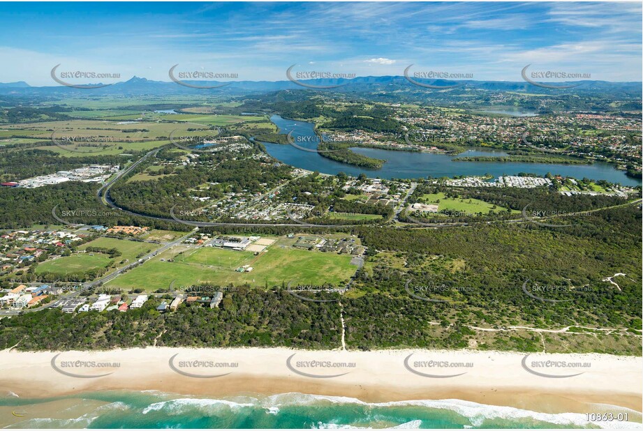 Aerial Photo Showing Chinderah - NSW NSW Aerial Photography