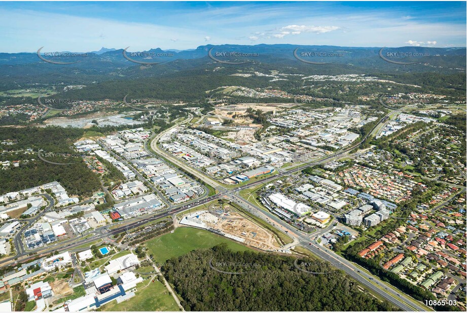 Aerial Photo of a Burleigh Heads Industrial Area QLD Aerial Photography