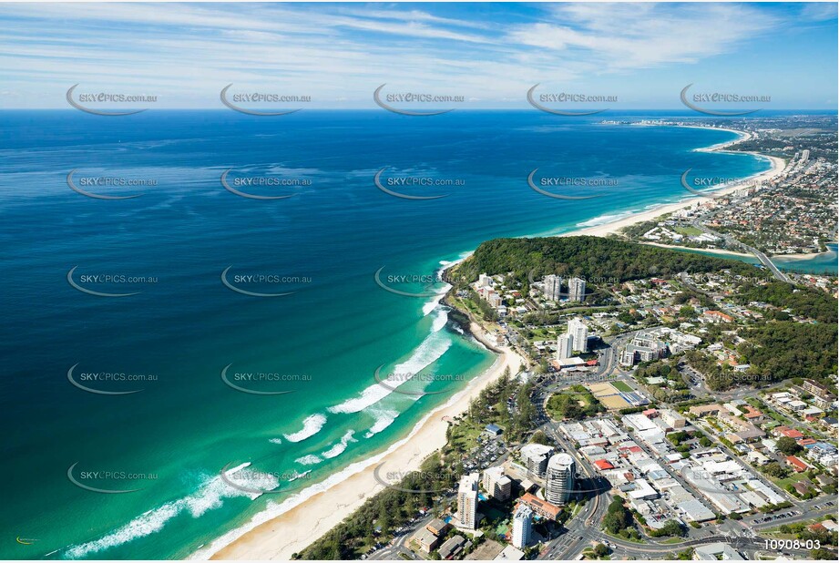 Aerial Photo of Burleigh Heads QLD Aerial Photography