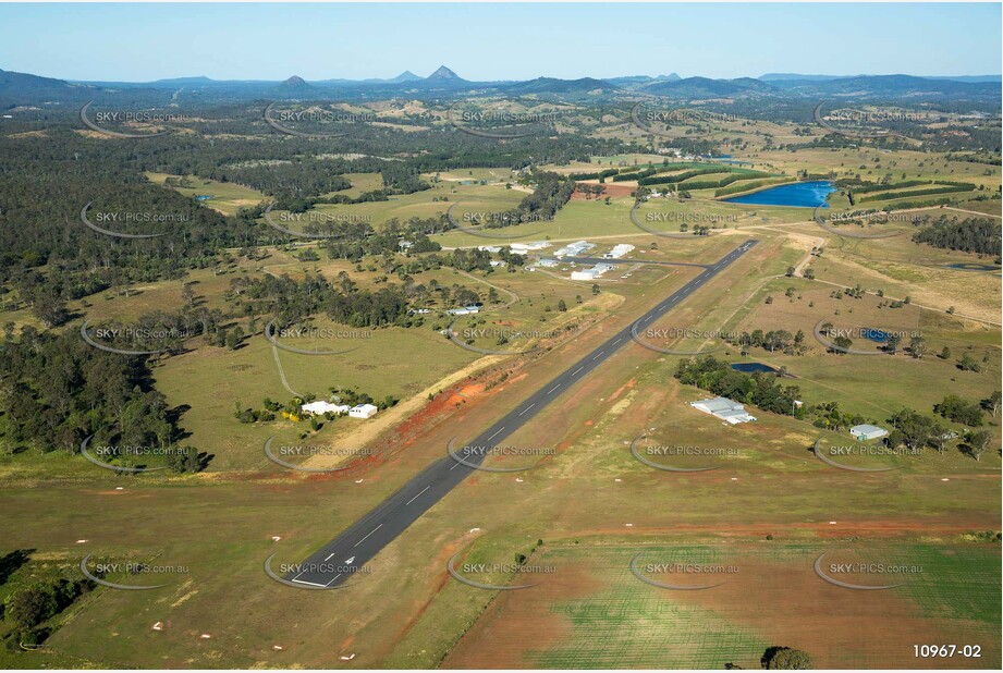 Aerial Photo of Gympie Airport - Kybong QLD Aerial Photography