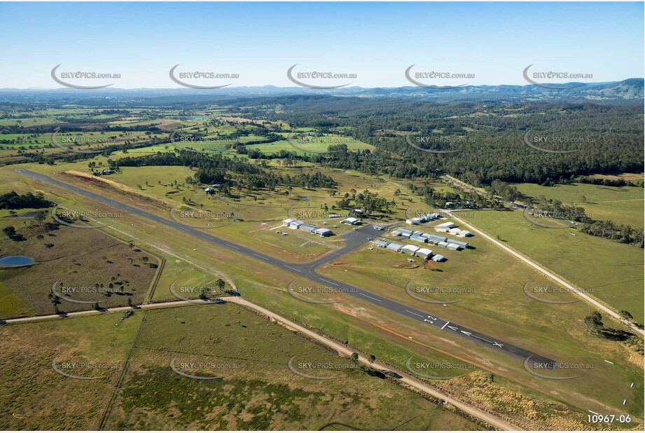 Aerial Photo of Gympie Airport - Kybong QLD Aerial Photography