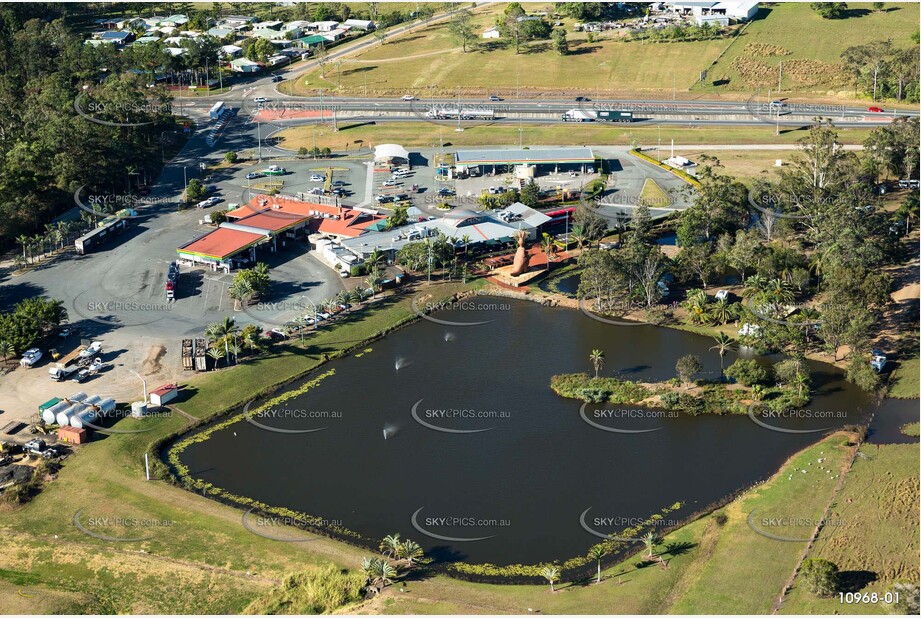 Matilda Road House on the Bruce Hwy at Kybong QLD Aerial Photography