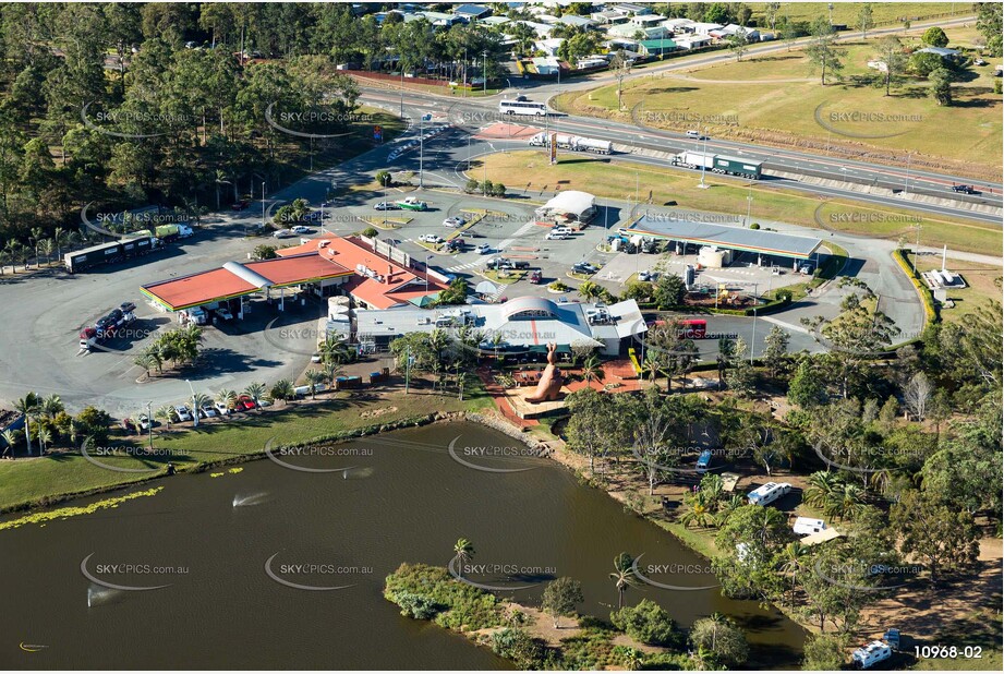 Matilda Road House on the Bruce Hwy at Kybong QLD Aerial Photography