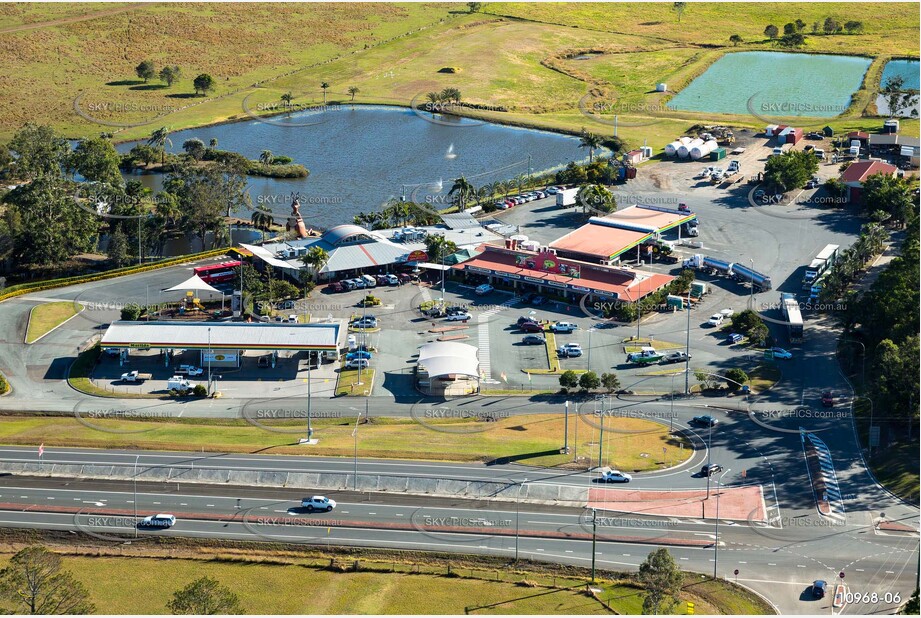 Matilda Road House on the Bruce Hwy at Kybong QLD Aerial Photography