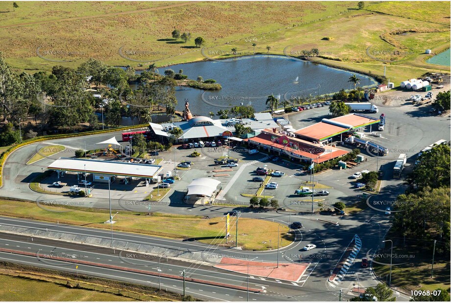 Matilda Road House on the Bruce Hwy at Kybong QLD Aerial Photography