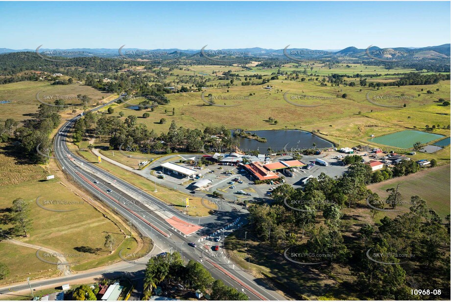 Matilda Road House on the Bruce Hwy at Kybong QLD Aerial Photography