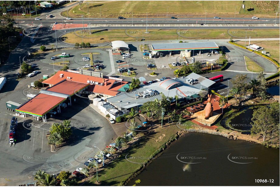 Matilda Road House on the Bruce Hwy at Kybong QLD Aerial Photography