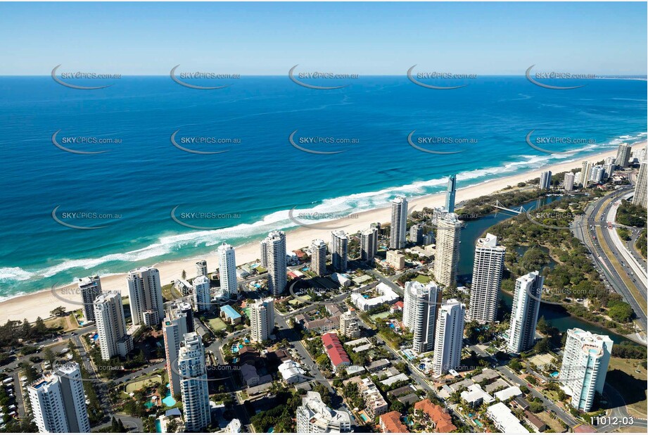 Aerial Photo of Main Beach - Gold Coast QLD Aerial Photography