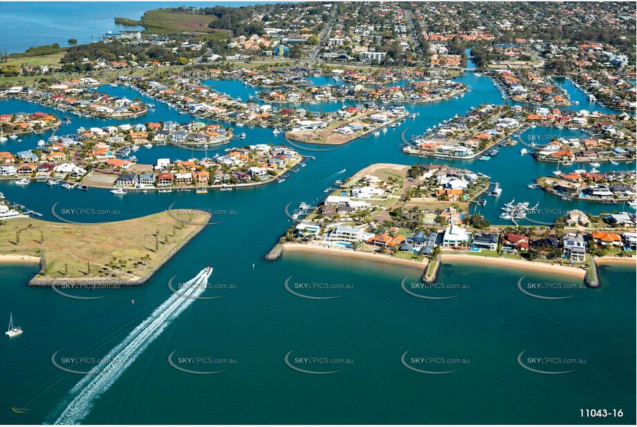 Aerial Photo of Cleveland & Raby Bay QLD Aerial Photography