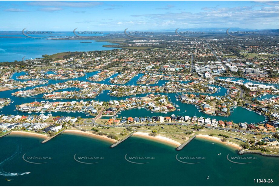 Aerial Photo of Cleveland & Raby Bay QLD Aerial Photography