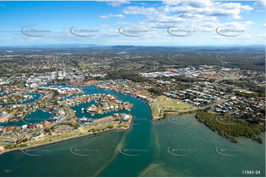 Aerial Photo of Cleveland & Raby Bay QLD Aerial Photography