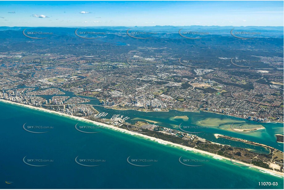 A view of Southport from 8000ft QLD Aerial Photography
