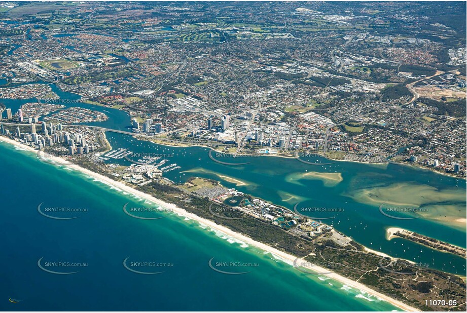 A view of Southport from 8000ft QLD Aerial Photography