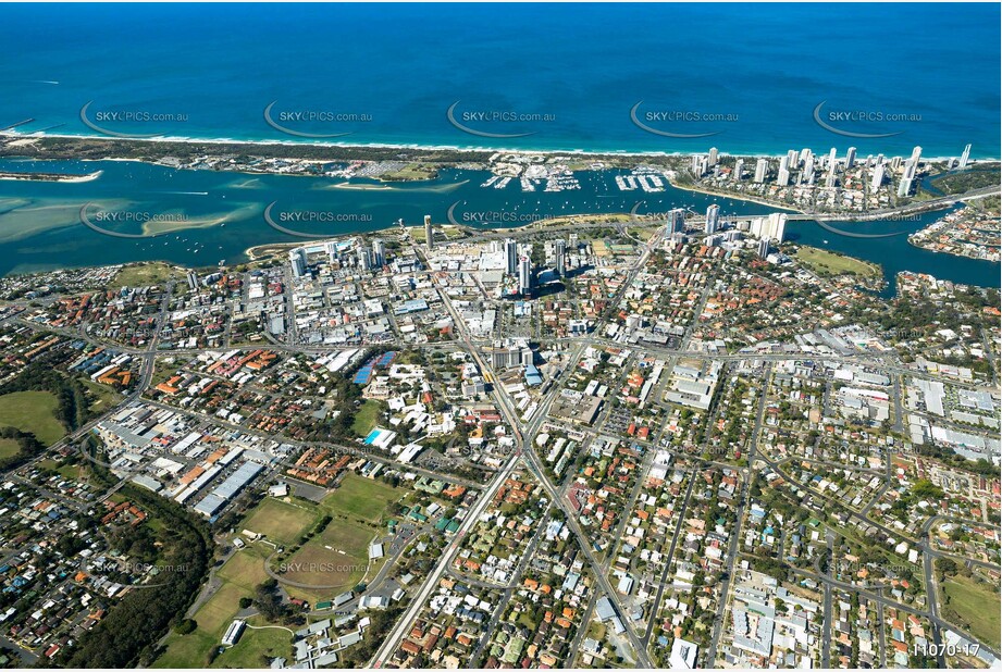 A view of Southport from 8000ft QLD Aerial Photography
