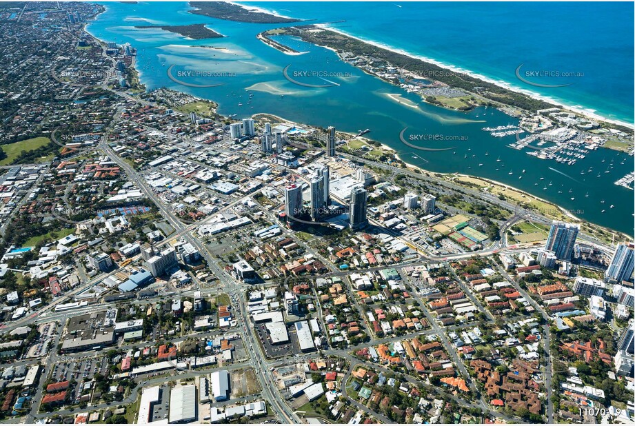 A view of Southport from 8000ft QLD Aerial Photography