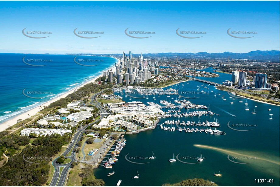 Boat Harbour & Palazzo Versace Gold Coast QLD Aerial Photography