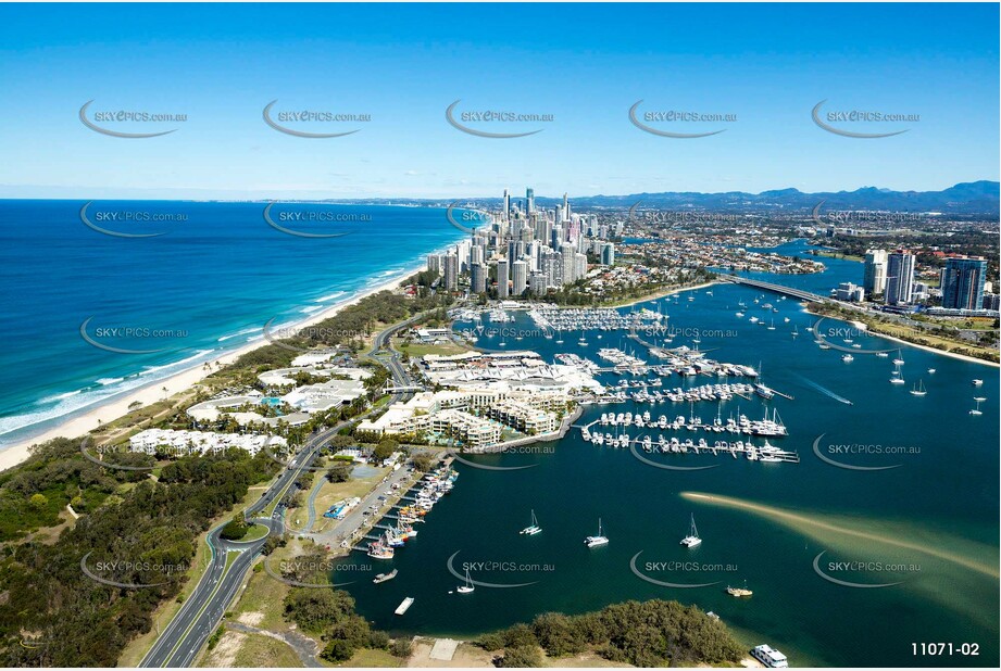 Boat Harbour & Palazzo Versace Gold Coast QLD Aerial Photography