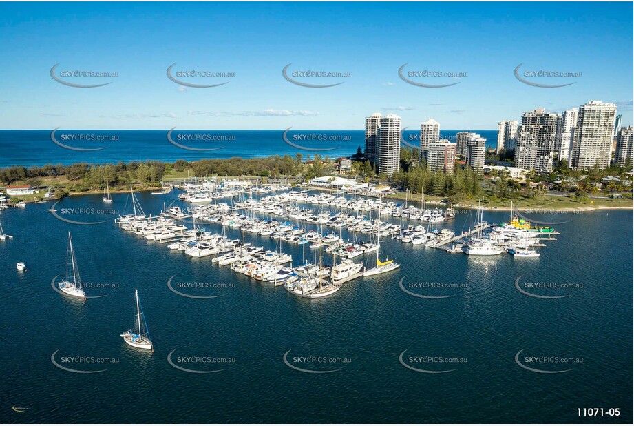 Boat Harbour & Palazzo Versace Gold Coast QLD Aerial Photography