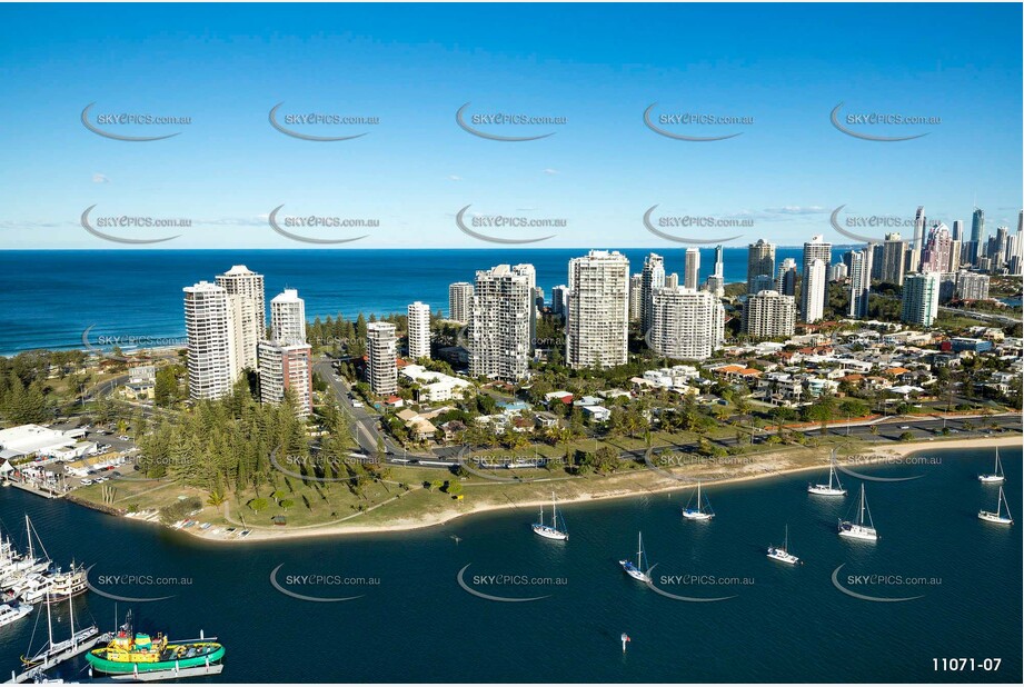 Boat Harbour & Palazzo Versace Gold Coast QLD Aerial Photography