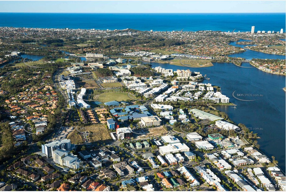 Aerial Photo Varsity Lakes QLD Aerial Photography