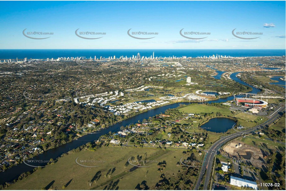 Maryland Avenue Carrara QLD Aerial Photography