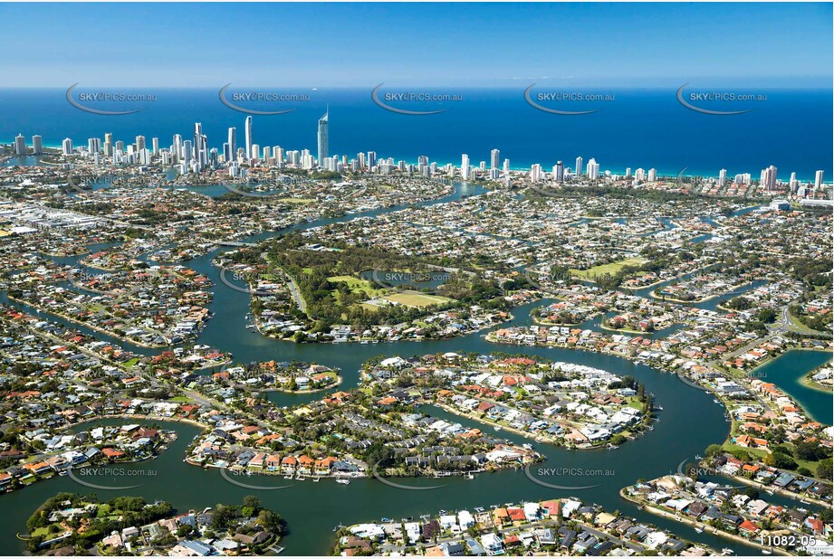 The Sorrento Area of Benowa QLD Aerial Photography