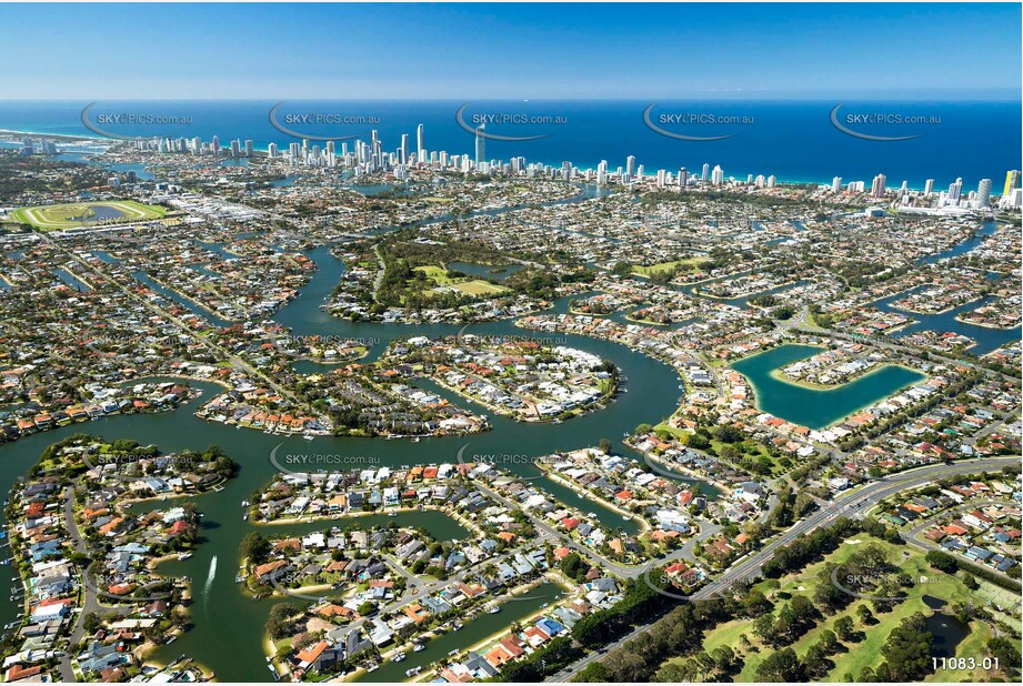 Aerial Photo Broadbeach Waters QLD Aerial Photography