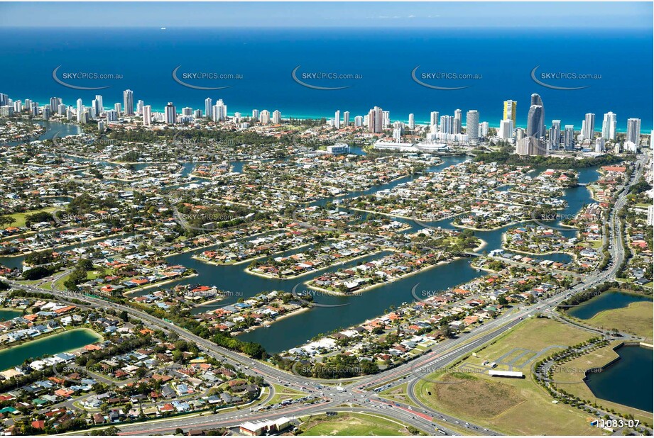 Aerial Photo Broadbeach Waters QLD Aerial Photography