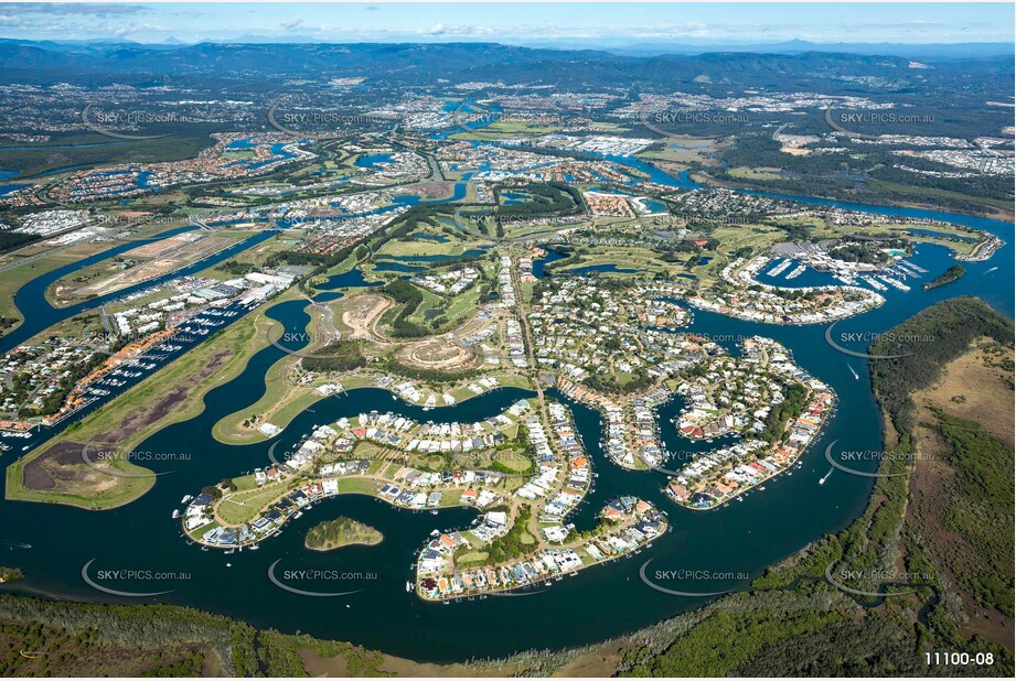 Aerial Photo Hope Island QLD Aerial Photography