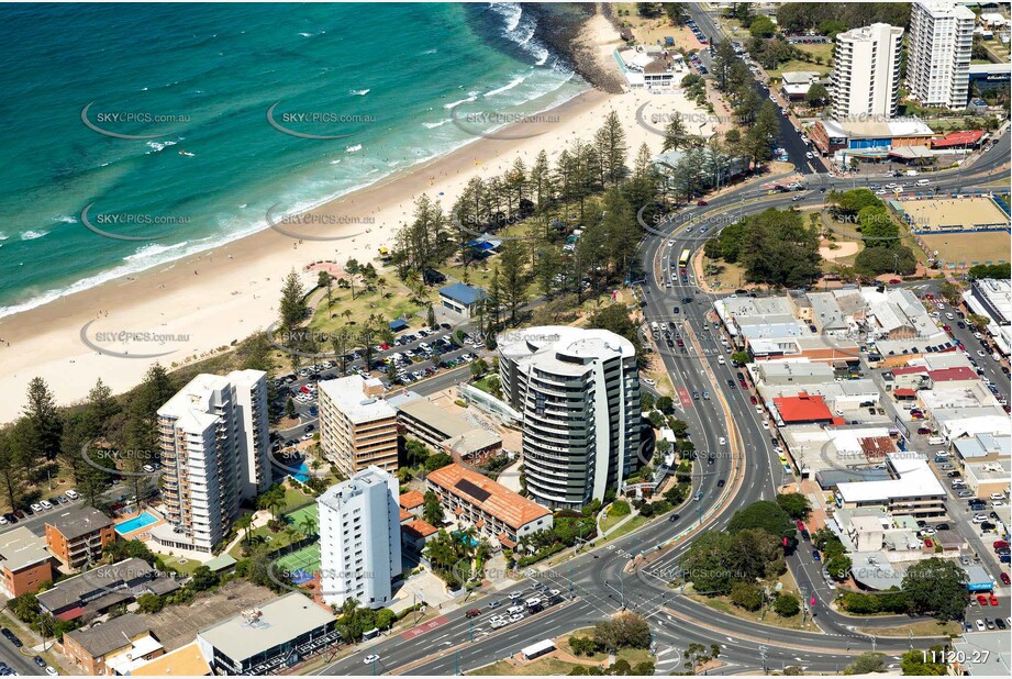 Aerial Photo Burleigh Heads QLD Aerial Photography